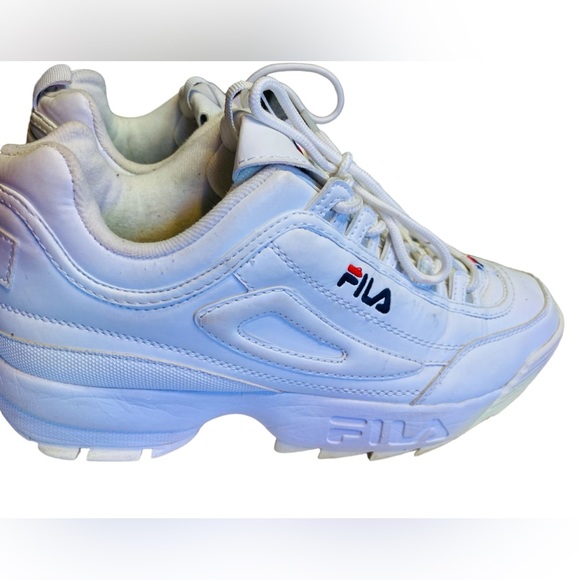 FILA Heritage Disruptor M Low Wmn (White) size 12 - Picture 1 of 9